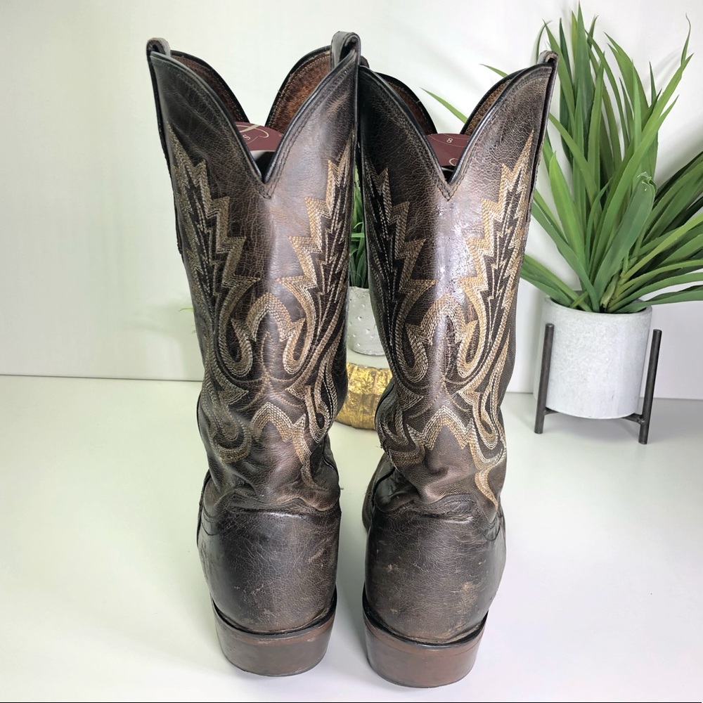 Lucchese Peanut Brittle Mad Dog Western Boots - Picture 5 of 8